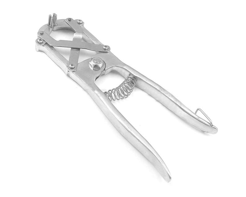 Sheep and Cattle Marking Ring Applicator Castration Pliers, Stainless ...