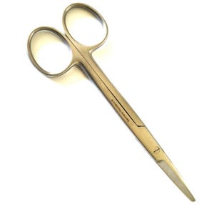 Stainless Steel Dissecting Scissors 5.5&quot; Straight Blades, Suitable for First Aid, Craft, Lab Dissection, Mayo