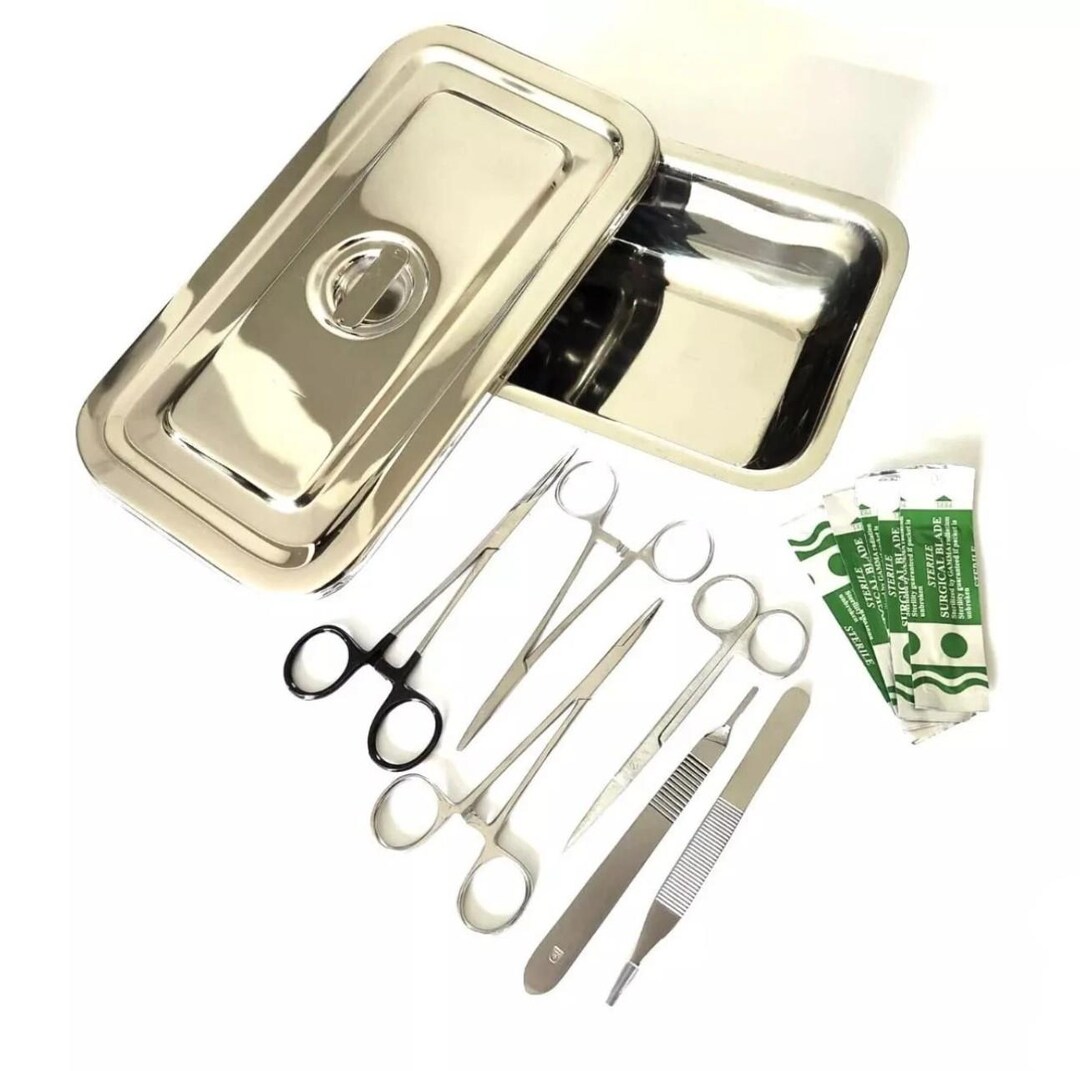 12 Piece Student Dissecting Kit, Biology Tools, Stainless Steel Anatomy ...