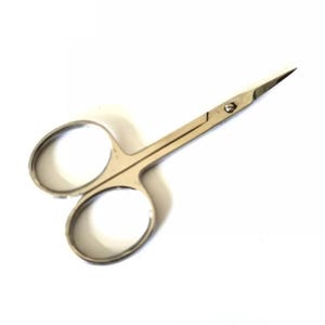 Super Sharp Straight Edges Blades Cuticle Nail Scissors Arrow Point Stainless Steel Shears 3.5&quot; Mini Clippers