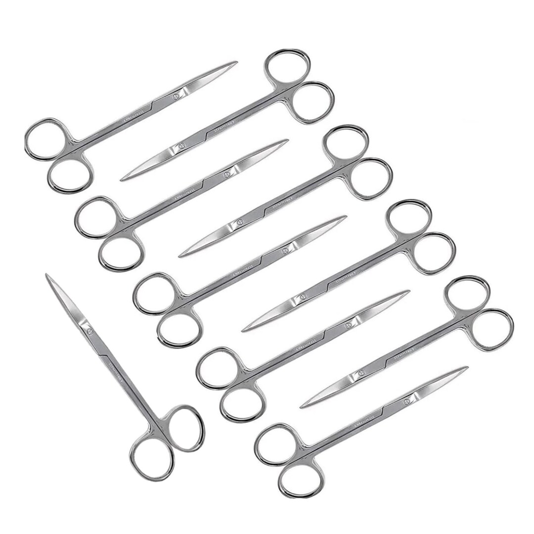 Small Ss Scissors For Testing Stainless Steel Student Classroom Lab Scissors, 4.5
