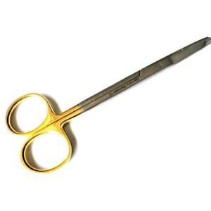 Quarantine Graduation | Pandemic 2020 Medical Student | Vet Intern Gift Gold Handle Suture Stitch Scissors 5.5&quot; Stainless Steel