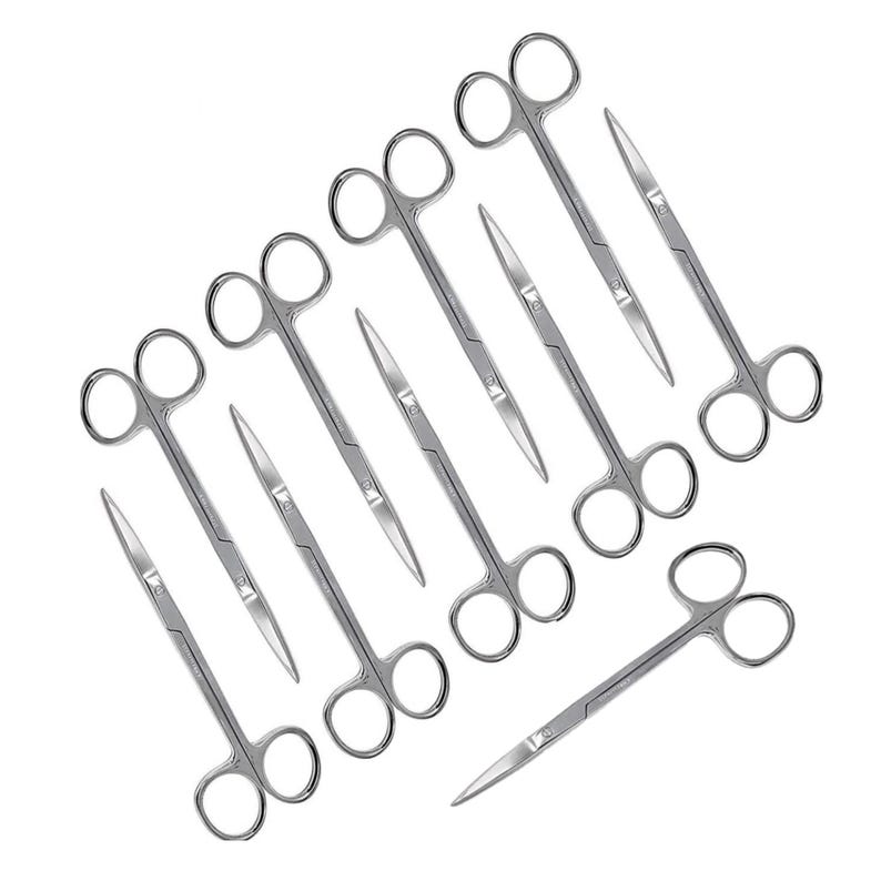 Stainless Steel Student Classroom Lab Scissors, 4.5