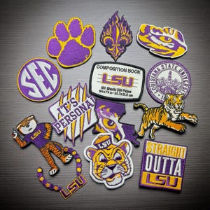 LSU Tigers Patch Set
