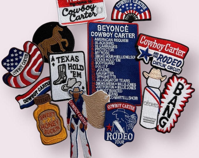Cowboy Carter Beyonce (velcro) Patch Pack Pre-order - Etsy