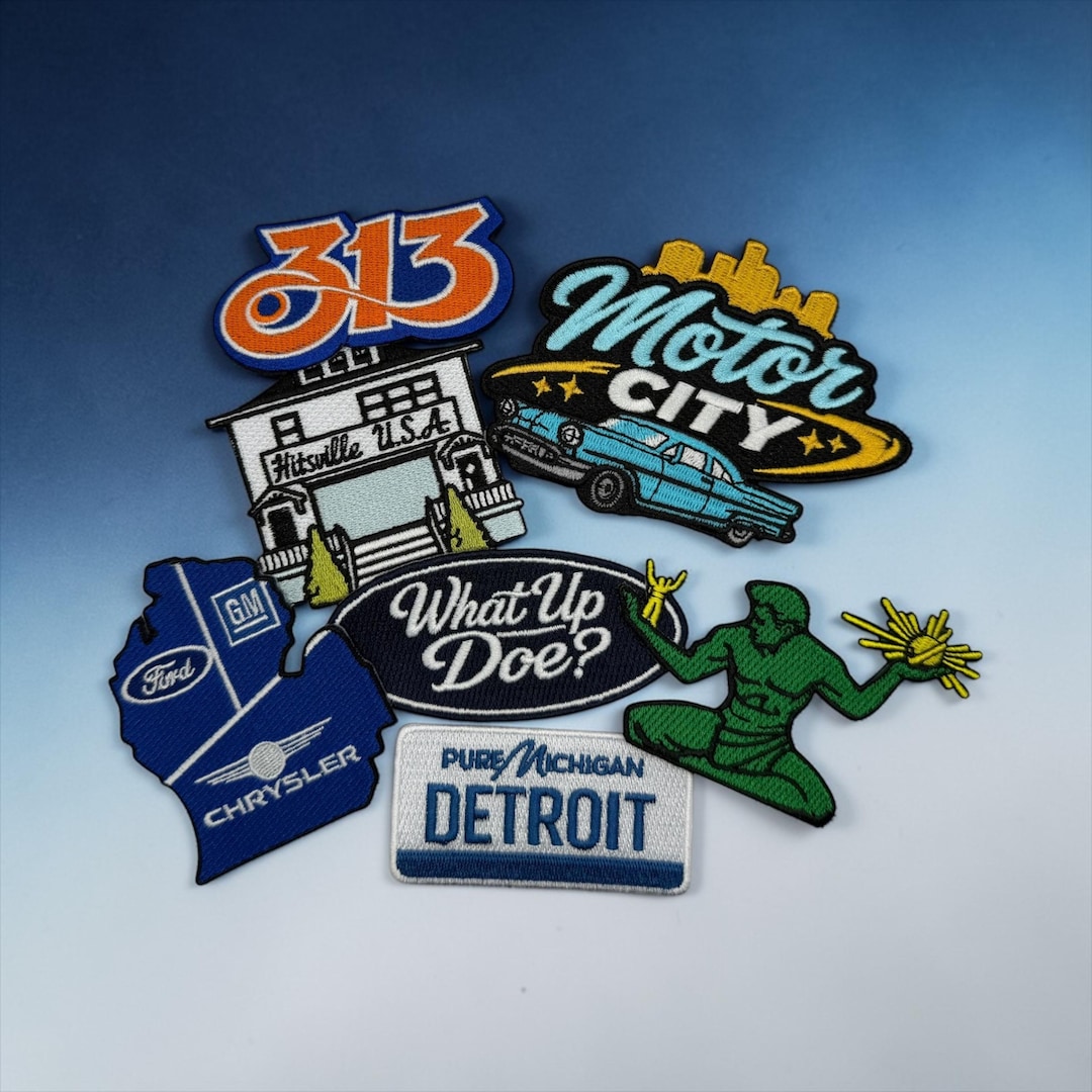 313 Reloaded Detroit Variety Patch Pack - Etsy