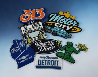 313 Reloaded Detroit Variety Patch Pack
