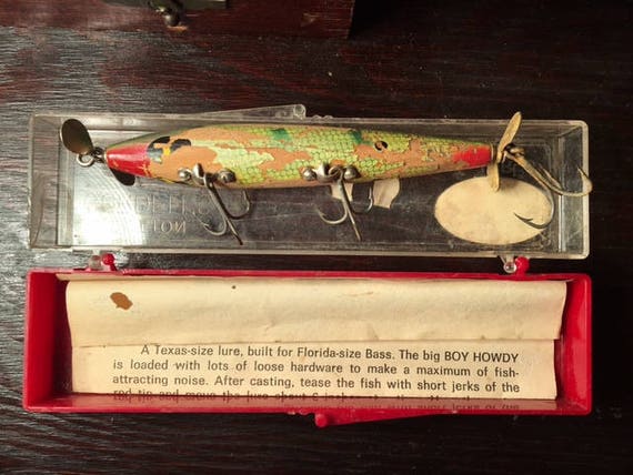 Vintage Antique Fishing Lure Fish Cotton Cordell S Boy Etsy