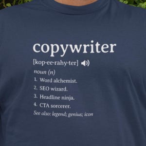 Shirts for a Writer, Funny Copywriter Gift, Content Creator Shirt, Unique Writer Apparel, Humorous Writing Tee, Funny Writer Gift, Writer