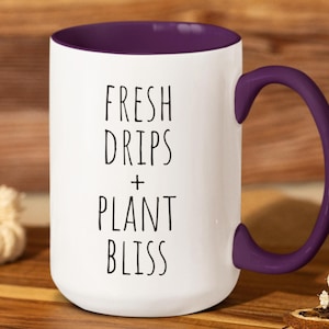 Gift for Plant Lovers, Plant Mug, Plant Mom, Gifts for Planter, Plant Lover Gifts, Gifts for New Plant Lovers, Plant Mom Gifts, Plant Lady