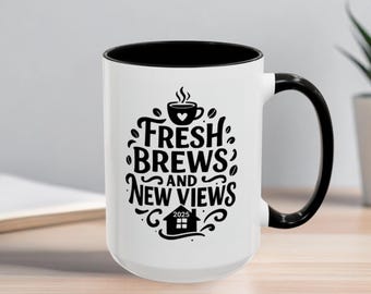 New Home Gift, Personalized New Home Mug, Closing Gifts, Housewarming Mug, Condo Owner, Realtor Gift, Closing Gift For House, New House Gift
