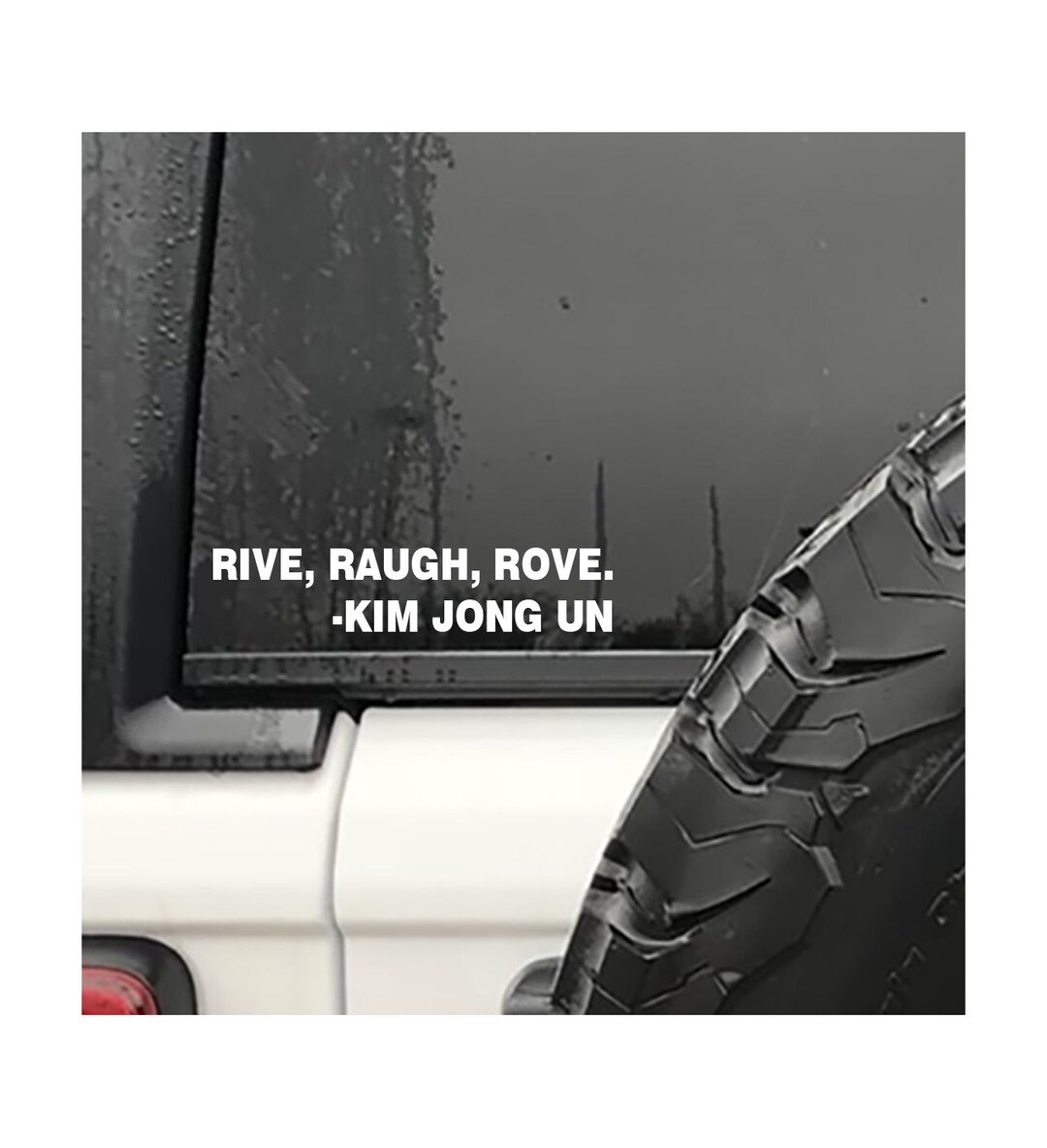 Rive Raugh Rove Vinyl Decal Car Bumper Truck Window Laptop Sticker ...