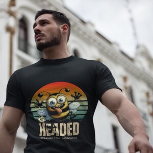 Camiseta divertida de abeja, camiseta con gráficos humorísticos, regalo para amantes de las abejas, ropa inspirada en la naturaleza, ambiente veraniego, regalo de cumpleaños