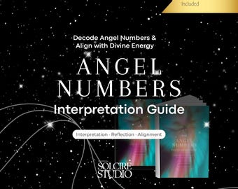 Guide des nombres angéliques • Rituel de manifestation significative de 30 jours • Journal spirituel (numérique)