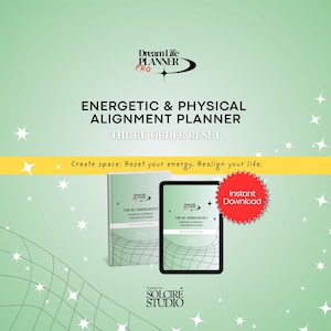 Alignment Planner • Achtsames Zurücksetzen & Entrümpeln • Druckbares Tool zur Selbstfürsorge