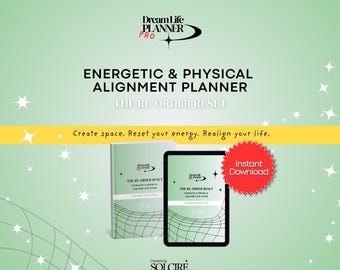 Planificateur d'alignement • Rituel de réinitialisation et de désencombrement en pleine conscience • Outil d'entretien personnel imprimable