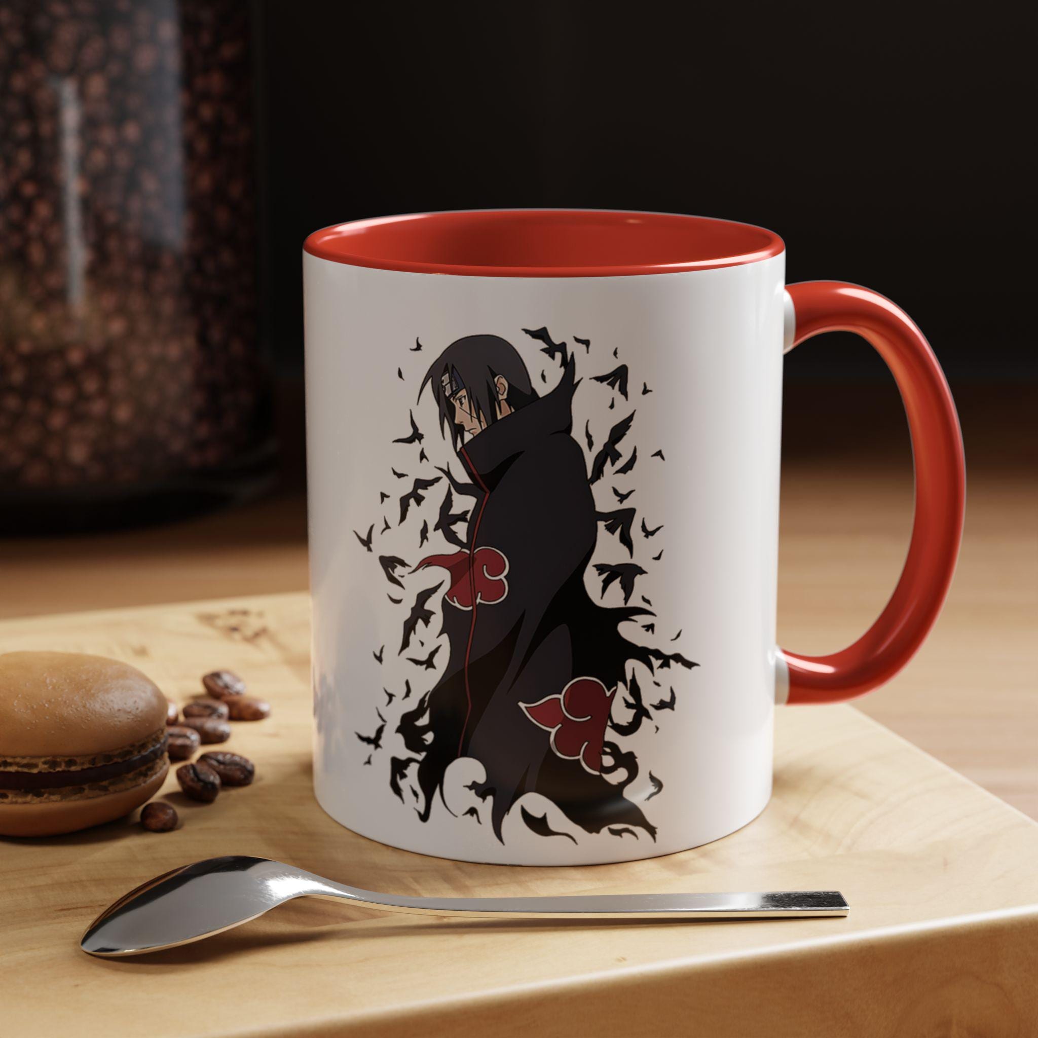 Itachi Uchiha Coffee Mug, Anime Gift Cup, Japanese Anime Character Tea ...