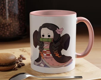 鬼滅の刃 冨岡義勇 マグカップ | 11オンス ブルー セラミック アニメ