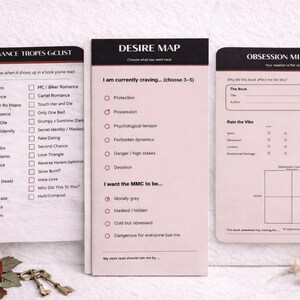 Dark Romance Desire Karte | Spicy Reader Tropen Tracker (PDF Digital Download) Bild 2