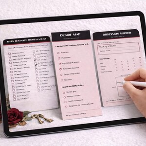 Dark Romance Desire Karte | Spicy Reader Tropen Tracker (PDF Digital Download) Bild 6