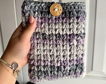 Funda para Kindle: Funda de crochet hecha a mano para Kindle Paperwhite, Oasis, Basic y tabletas de 7 pulgadas