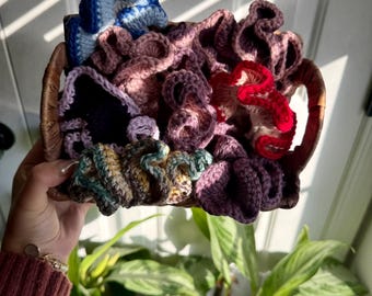 Coletero de algodón hecho a mano: Coletero suave para el pelo