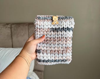 Kindle Sleeve – Handmade Crochet Cover for Kindle Paperwhite, Oasis, Basic & 7” Tablets