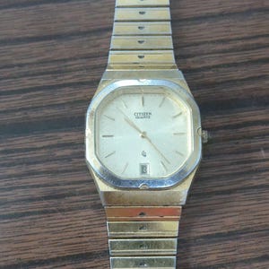 Vintage citizen quartz watch mens