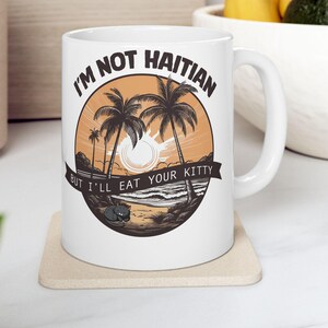 Haitian Flag Day Mug | Haiti Map Coffee Cup | Haitian Gift for Him or Her | Haiti Pride Mug | Haitian Lives Matter | Haiti Flag Mug