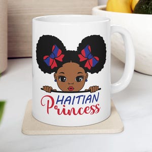 Haitian Flag Day Mug | Haiti Map Coffee Cup | Haitian Gift for Him or Her | Haiti Pride Mug | Haitian Lives Matter | Haiti Flag Mug