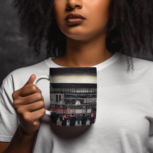Arsenal The Emirates Anniversary Gift For Him Unique Arsenal Ceramic Mug Gift For Dad Nostalgic Arsenal Highbury Birthday Gift For Grandad
