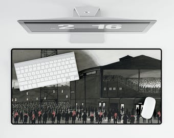 Manchester United Large Desk Mat Gift For Dad Nostalgic Man Utd Gift For Grandad Unique Man Utd FC Birthday Gift For Husband