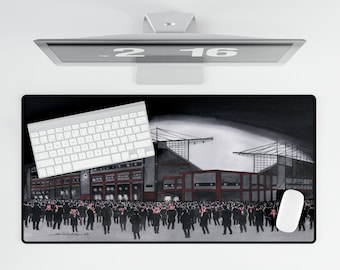 Stoke City FC themacadeau grote bureaumat cadeau voor vader Nostalgisch Britannia Stadium cadeau voor hem Uniek bureaublad verjaardagscadeaus voor echtgenoot