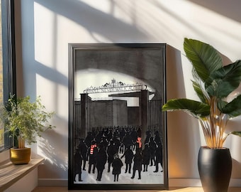 Liverpool FC Wall Art Birthday Gift For Him Liverpool Poster Anniversary Gift Bill Shankly Gates Art You'll Never Walk Alone Gift For Father