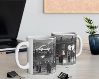Regalo di compleanno dello Stoke City FC per lui, regalo unico dello Stoke FC per il padre, regalo nostalgico dello Stoke City per il partner, tazza dello Stoke City per i tifosi