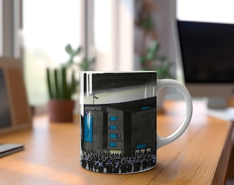Regalo de San Valentín del Chelsea FC para él, taza de cumpleaños única del Chelsea en Stamford Bridge para padre, recuerdo nostálgico del aniversario del Chelsea para abuelo.