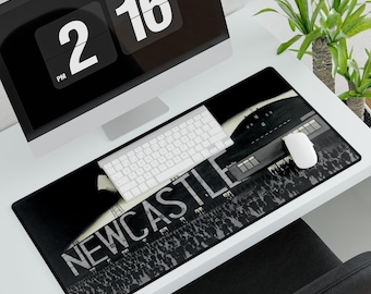 Newcastle United Themed Gift Large Desk Mat For Dad Nostalgic St James' Park Gift For Grandad Unique Newcastle FC Birthday Gift For Husband
