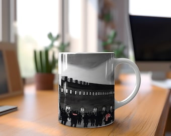 Manchester United Valentines Gift For Him Unique Man Utd Mug For Dad Nostalgic Old Trafford Souvenir For Grandad Coffee Gift For Man Utd Fan