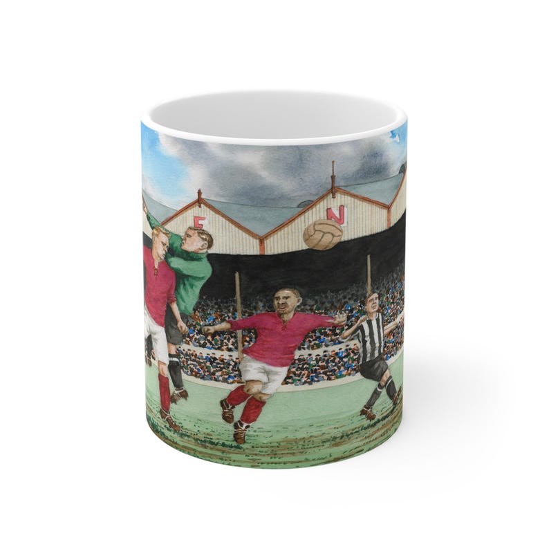 Arsenal v Newcastle United 1926 Ceramic Mug Football Fan Gift Vintage Style image 2