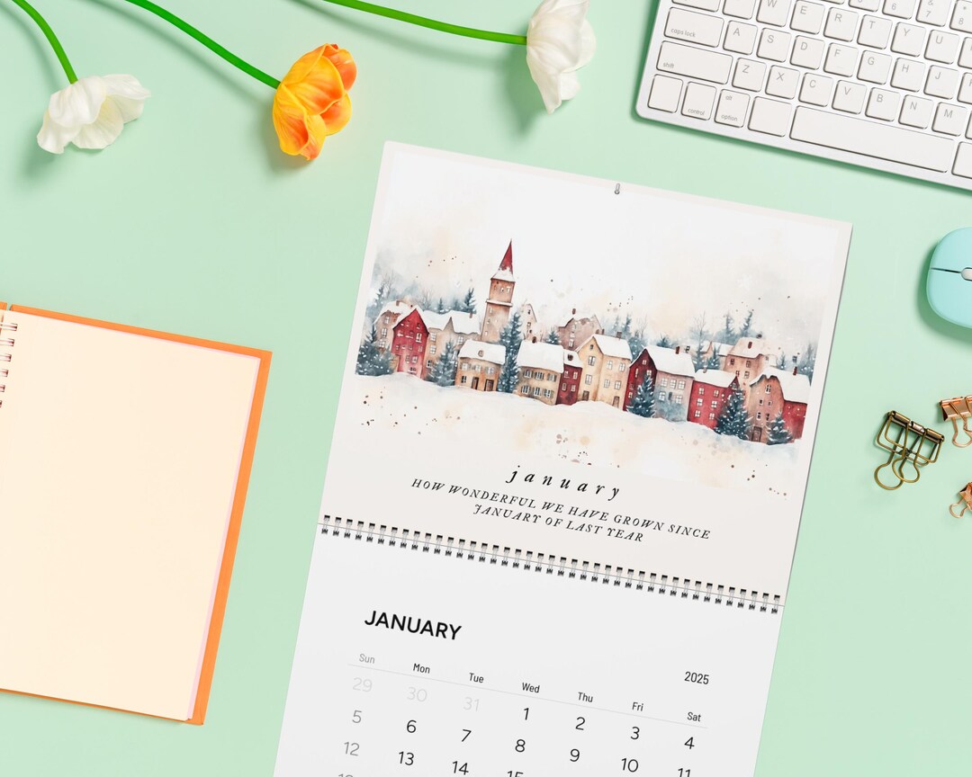 2025 Cottagecore Wall Calendar – Aesthetic Monthly Planner - Etsy