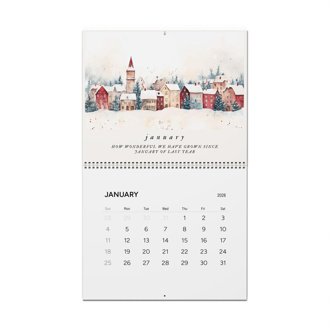 Copy of 2025 Wall Calendar - Cottagecore Monthly Planner, Aesthetic 12 ...