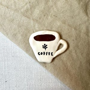Coffe Mug Clay Fridge Magnet