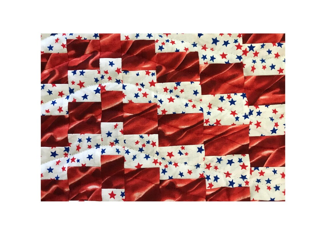 Bargello Flag Quilt Kit Etsy