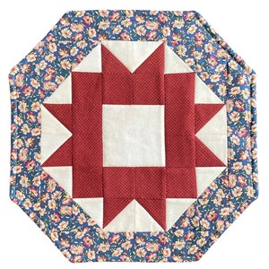 Star Candle Mat Table topper quilt kit
