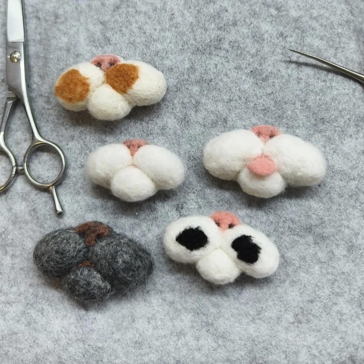 Custom Cat Whisker Collector Felted Magnet, Handmade Pet Magnets, Handmade Pet Whiskers Decor, Cat Whiskers Storage Gift, Pet Memorial Gifts