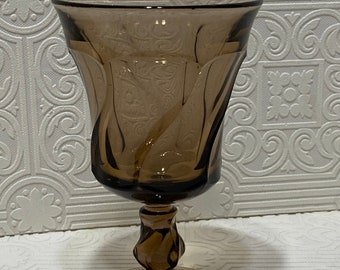 1 Fostoria Jamestown Brown Water Goblet/9 available