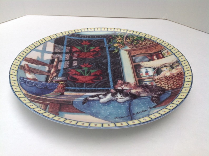 1990 Edwin M. Knowles Cozy Country Corners Collectors Plate Etsy