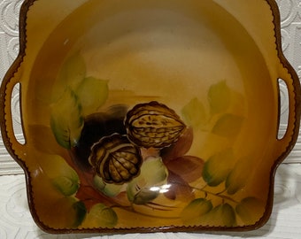 Nippon Morimura Brothers Hand Painted Nut Bowl