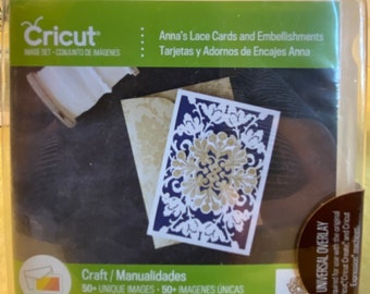 Cricut Anna Griffin Lace Cards and Embellishments Cartridge New in Box