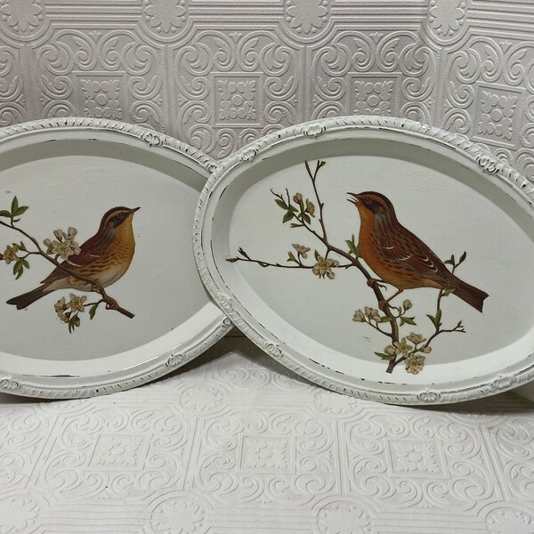 Painted Metal Trays Etsy